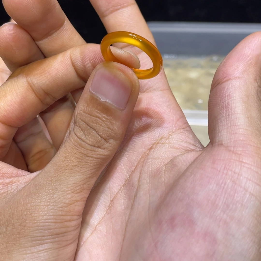 玛瑙/玉髓未镶嵌戒指214号港15