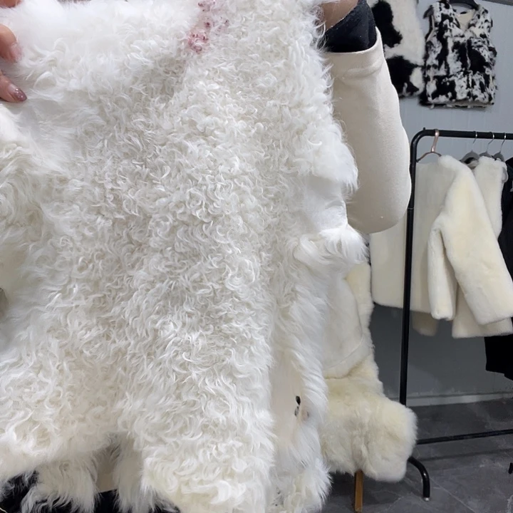 双面款羊皮瑕疵羊羔皮