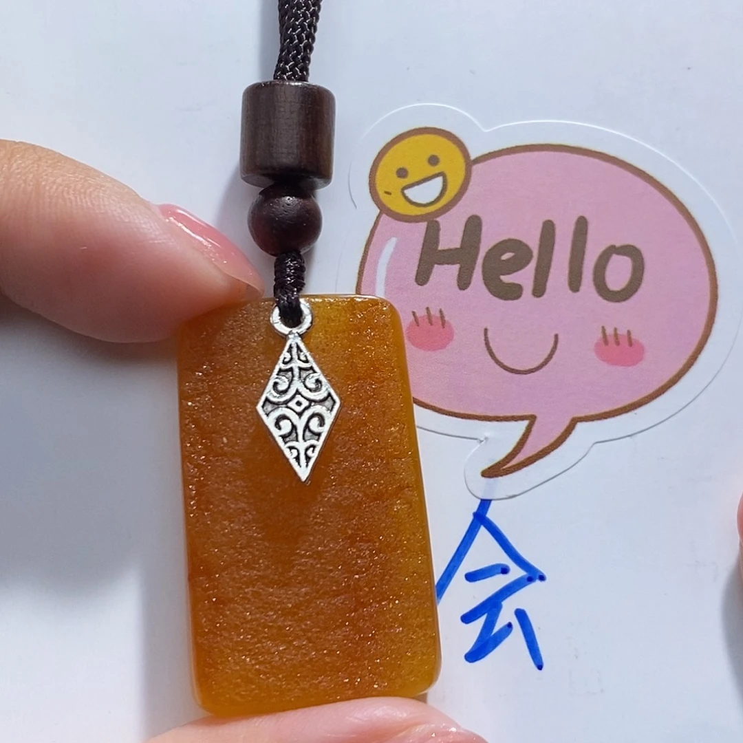 定制琥珀未镶嵌蜜蜡吊坠