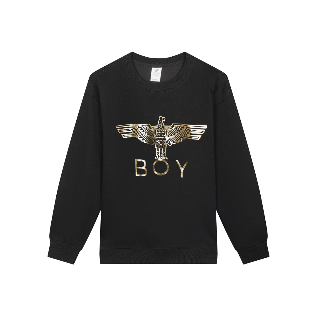 经典BOY圆领【BOY ASCEND】经典 潮牌轻奢秋季男女情侣款圆领卫衣