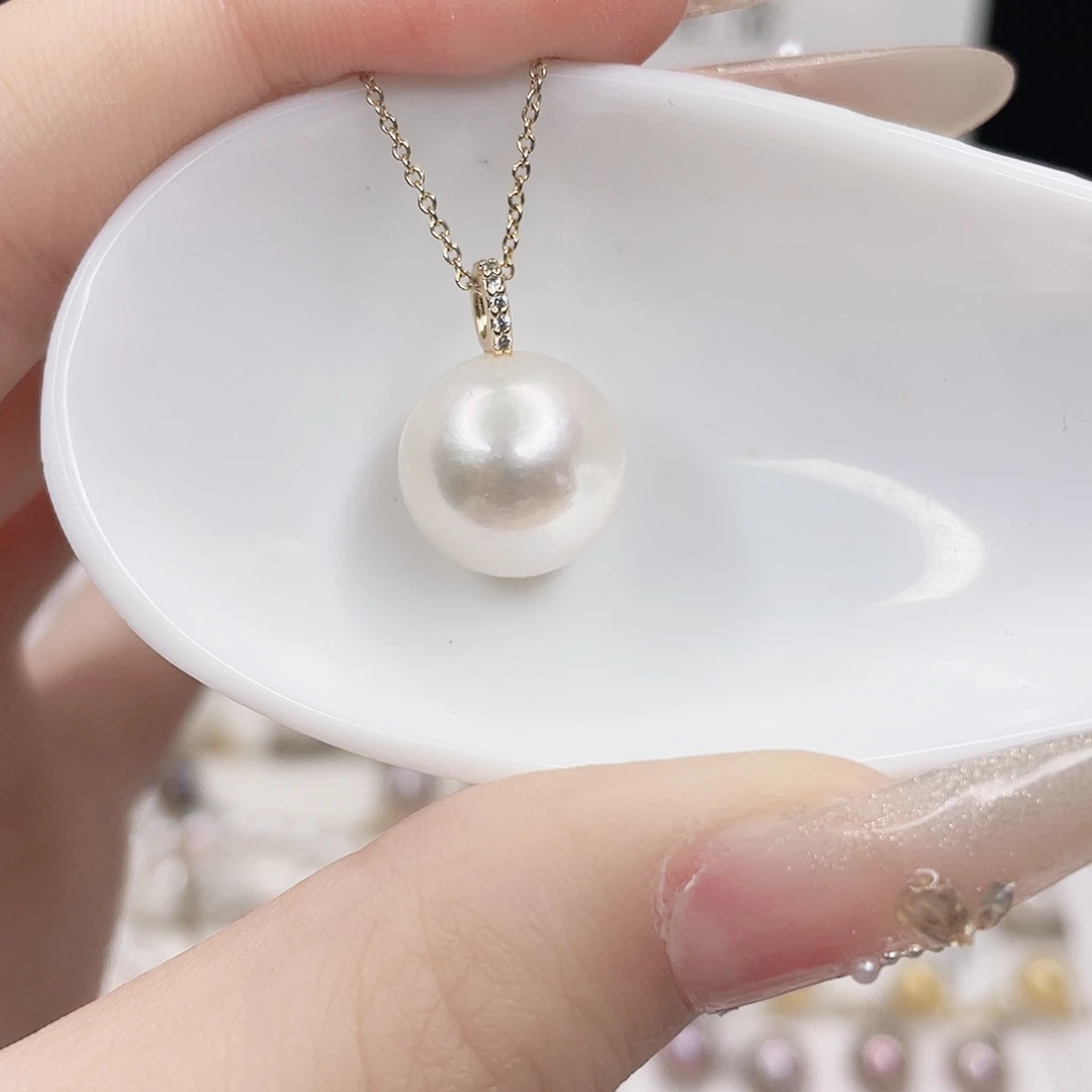 淡水珍珠吊坠(赠链)合金