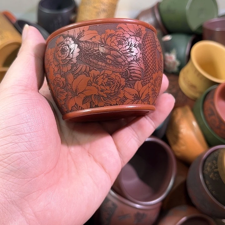 茶杯紫砂全手工紫砂主人杯