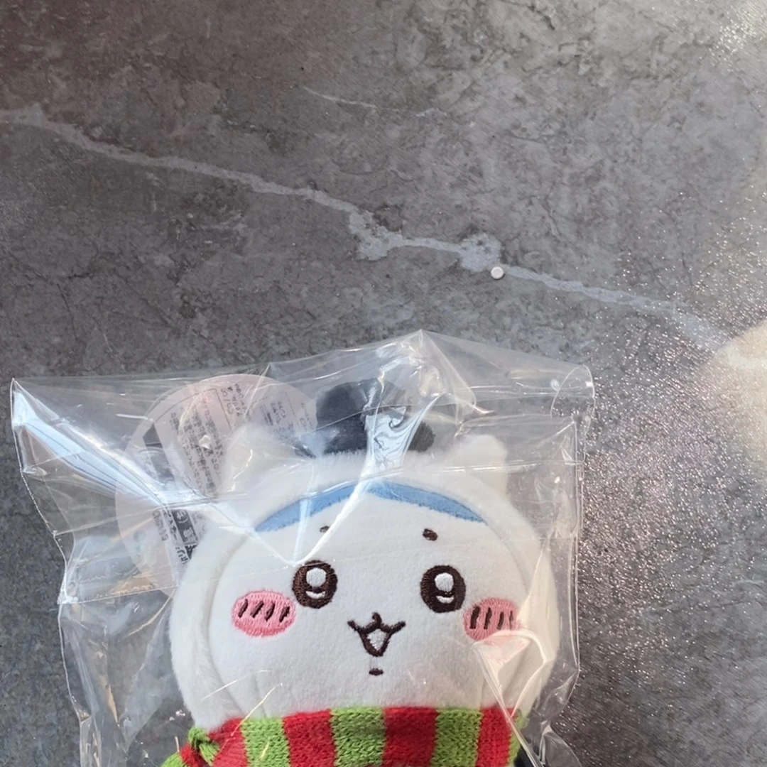 毛绒雪人小八挂件