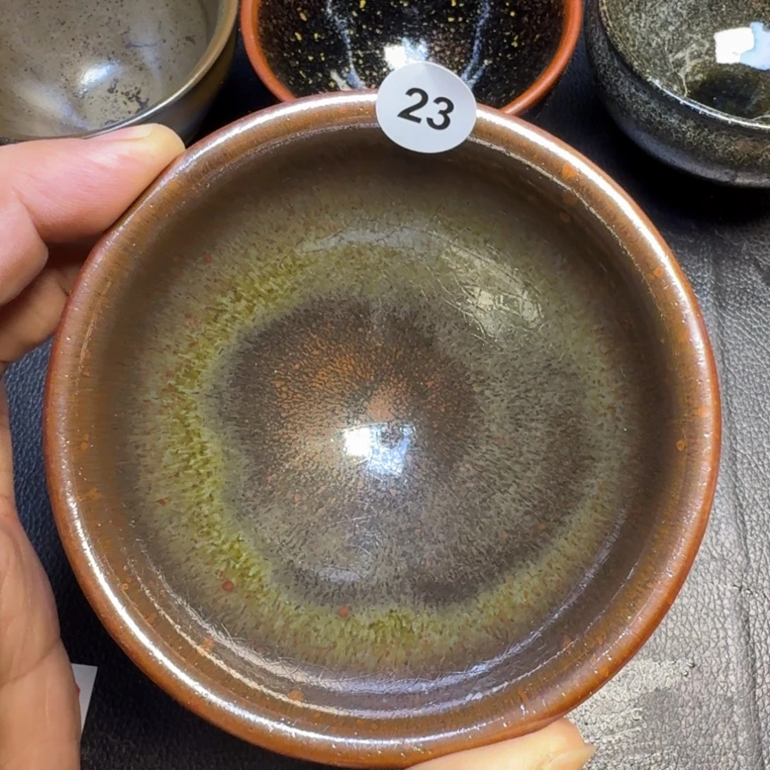 摆件古时茶器建窑建盏23