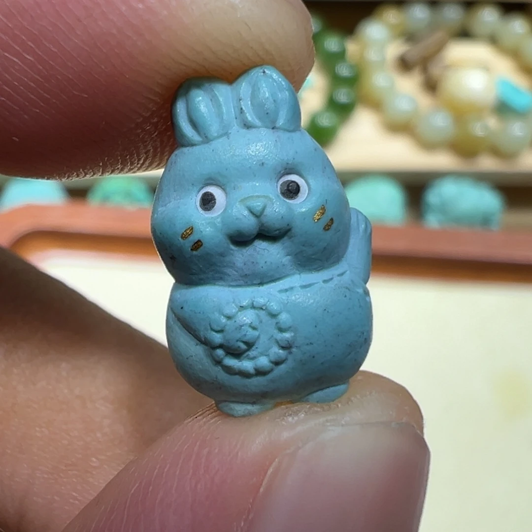 绿松石未镶嵌颈饰