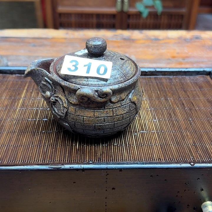 纯手工制作粗陶茶具