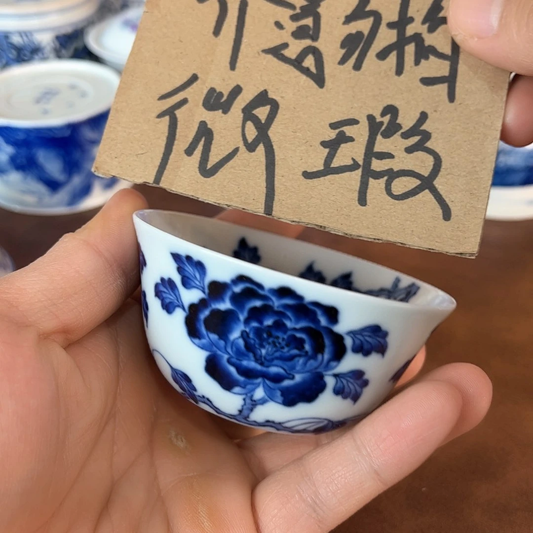 杯景德镇全手工手绘陶瓷