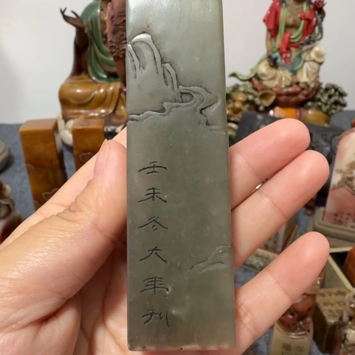 飙***楞石材手工艺品摆件