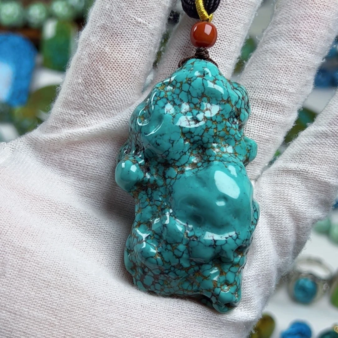 未镶嵌绿松石珠宝奇石