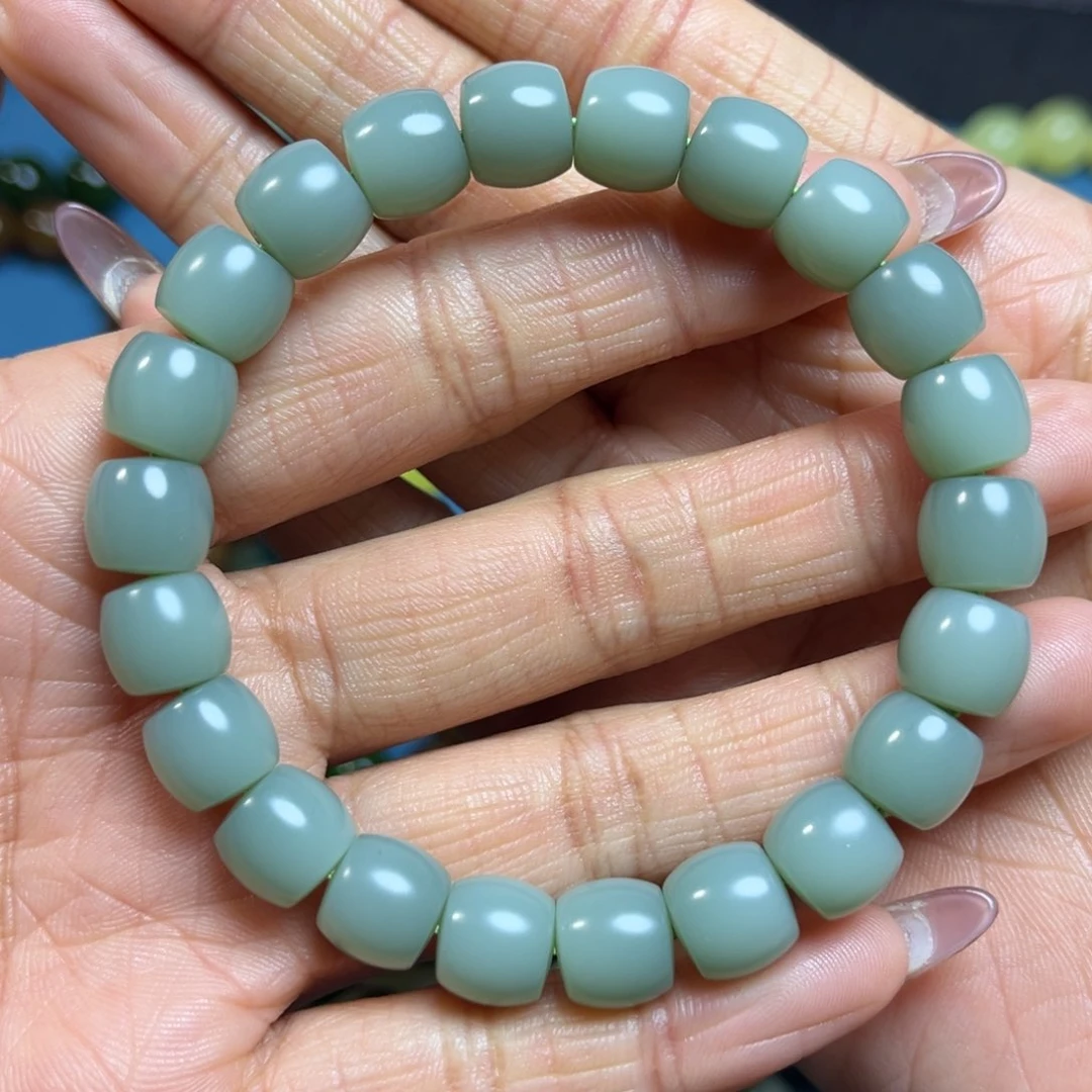 和田玉手串卡10未镶嵌台****特