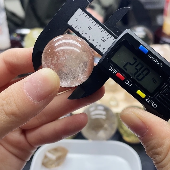 未镶嵌水晶珠宝半成品95水晶