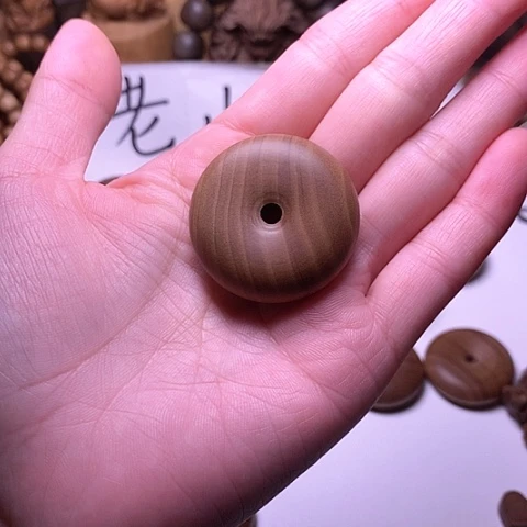 檀香木吊坠檀香黑肉平安扣