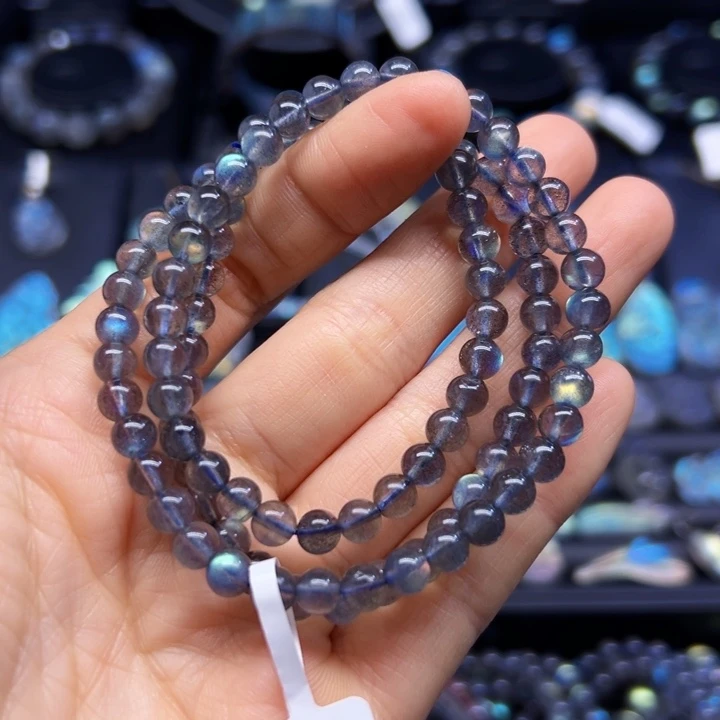 拉长石手串未镶嵌6左右