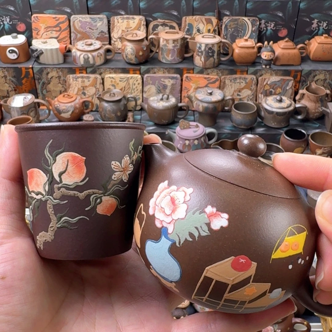 茶壶紫砂200cc原矿精工半手