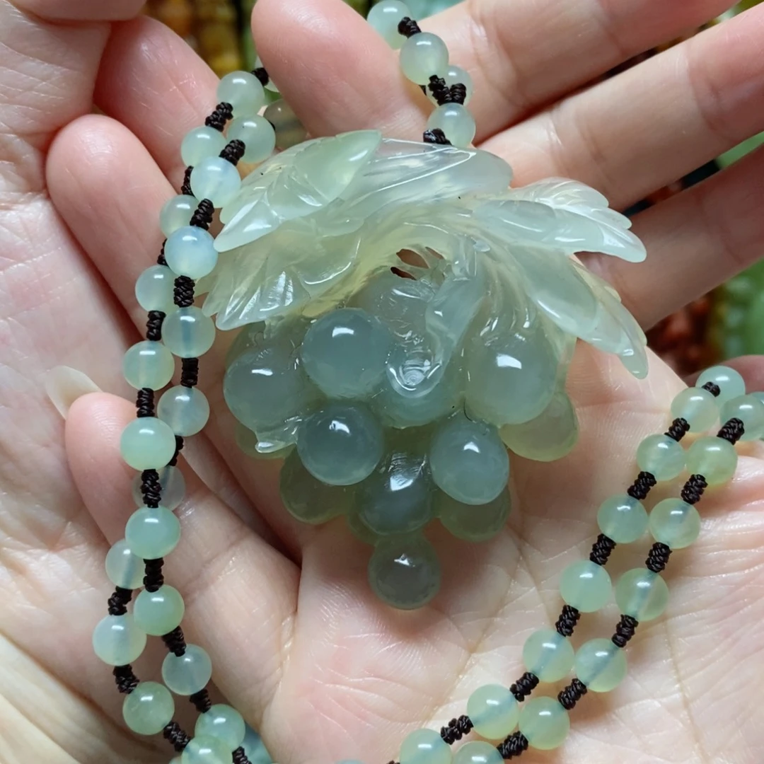 岫玉吊坠(赠链)未镶嵌