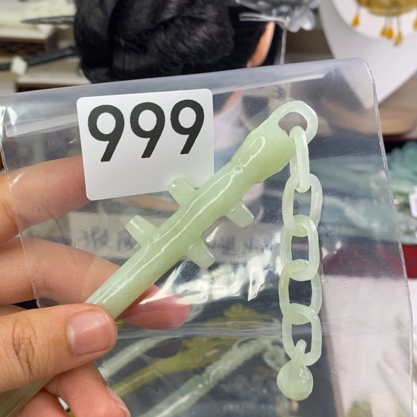 【闪购商品】岫玉发饰未镶嵌湖