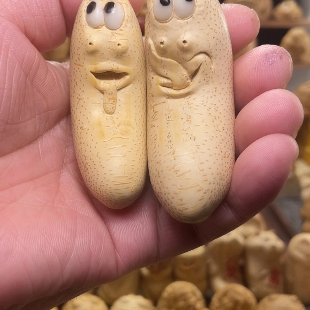 i***音竹竹根雕爆笑虫子