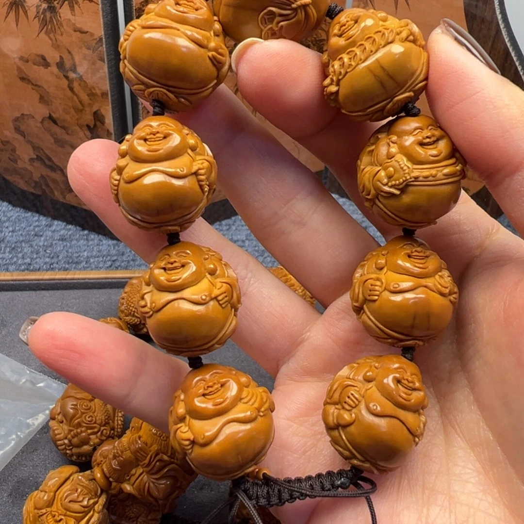 手串/手链橄榄核荷叶弥勒