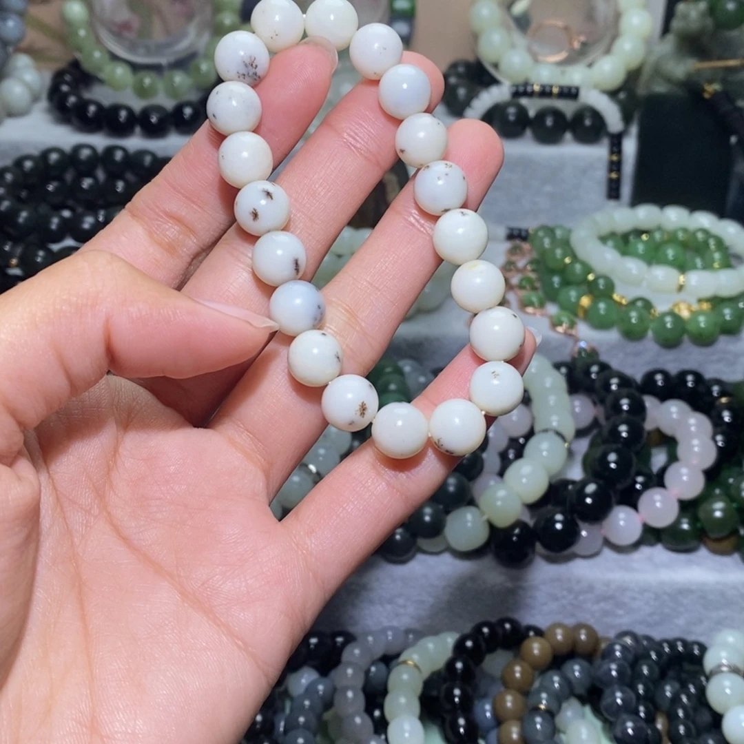 和田玉未镶嵌手链