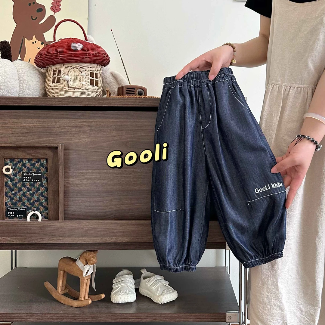 【古里现货】2025夏季新款儿童牛仔裤韩版潮流穿搭洋气时尚41004