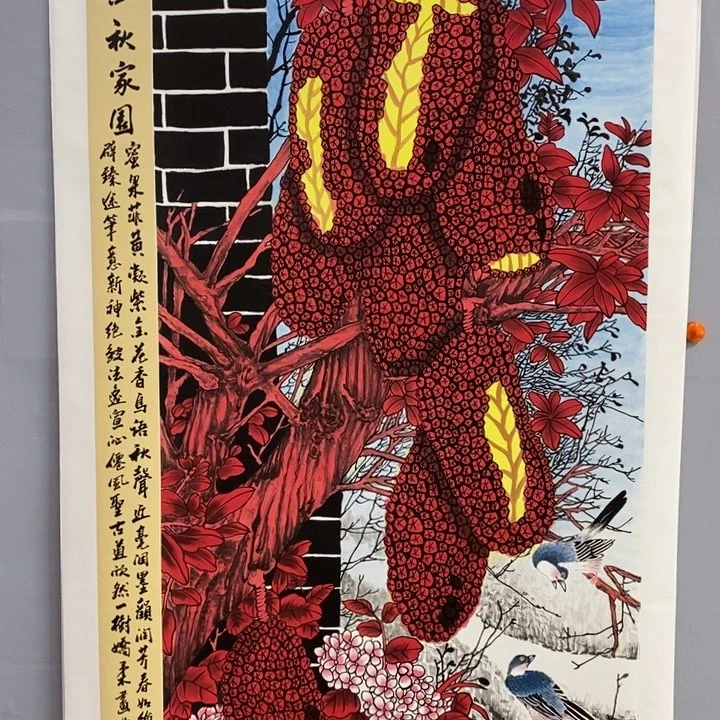 手绘作品等多种形式进行