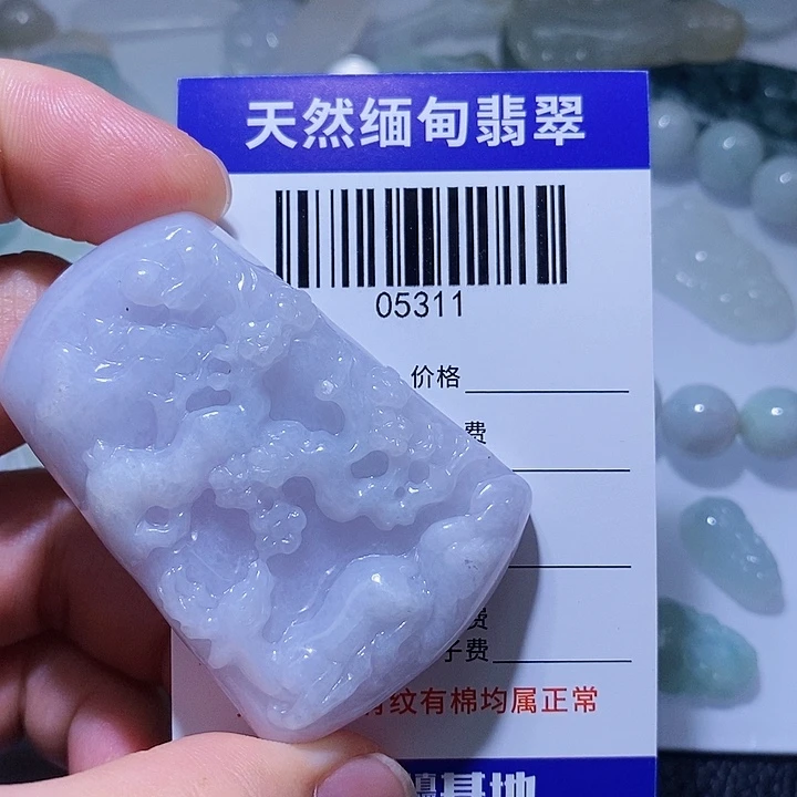 翡翠未镶嵌颈饰天光墟翡翠市场现金代购