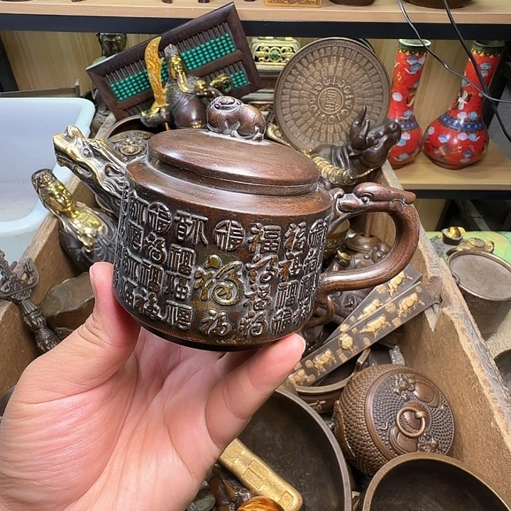 铜器办公室茶室摆件