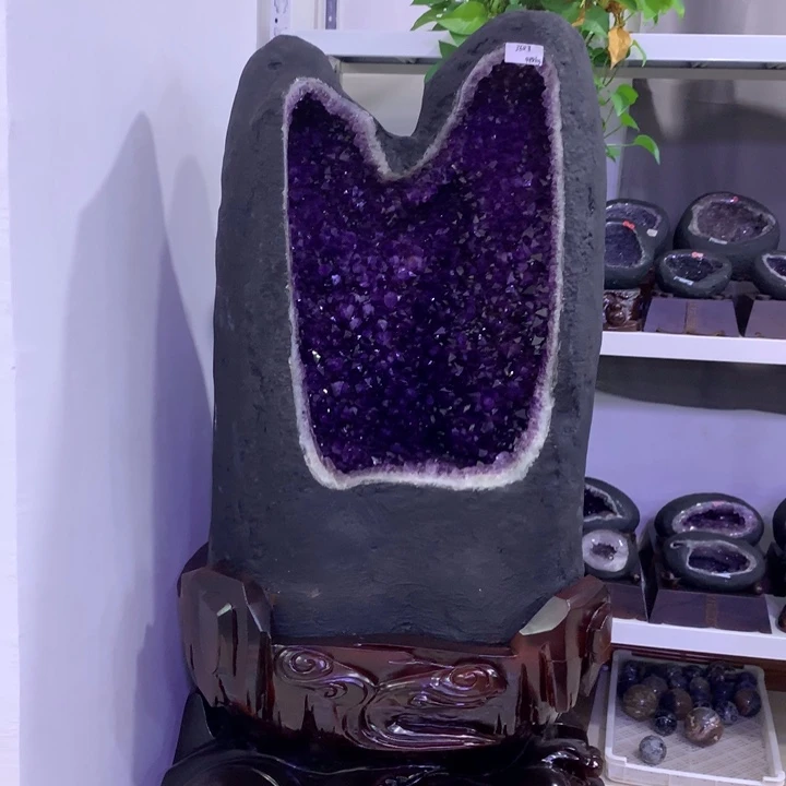 紫晶未镶嵌大型摆件（非配饰）