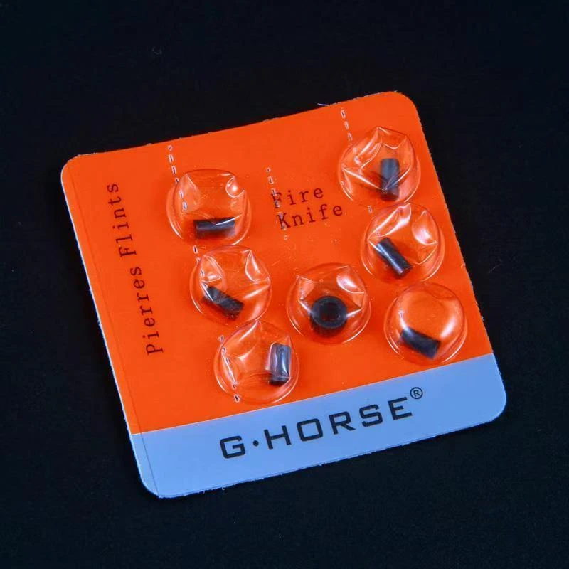 正品神骏ghorse朗声打火机专用礼品配件6粒火石1个砂轮套装男士
