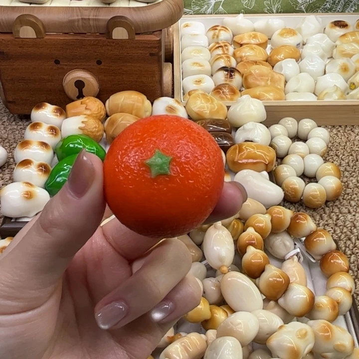 菩提根/象牙果手串11.25.19象牙果把件砂糖橘