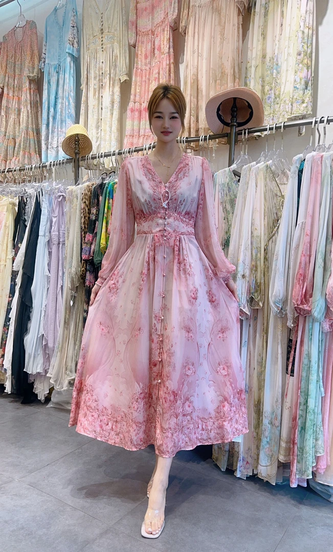 桑蚕丝连衣裙8E-058-28