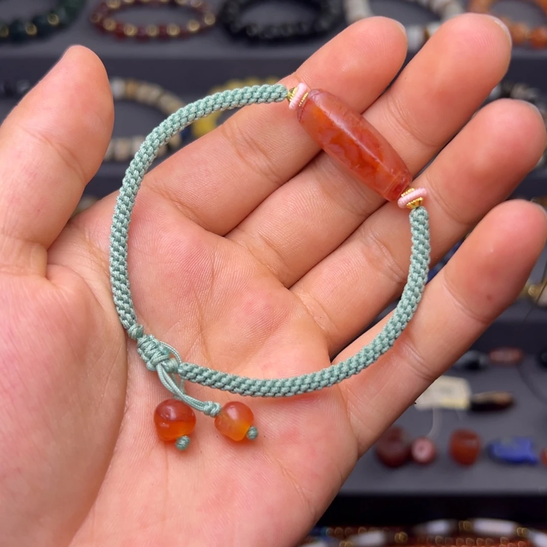 玛瑙/玉髓合金颈饰