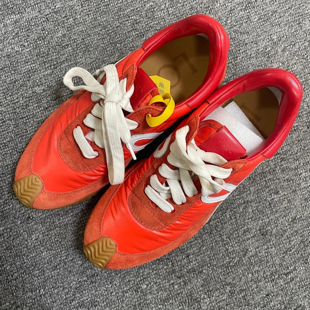 99新 LOEWE/罗意威 Flow Runner 低帮系带德训鞋  36码/10539