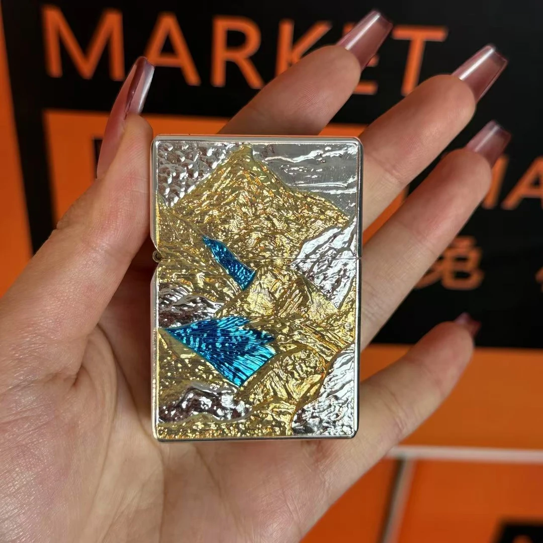 【火机总仓福利】佐罗金山银山盔甲打火机立体浮雕工艺品送礼佳选