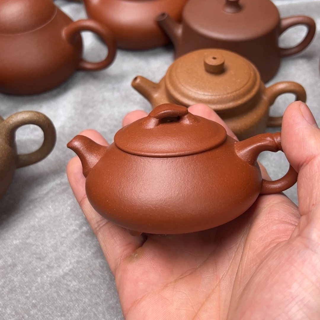 茶壶紫砂光*红降坡简瓢