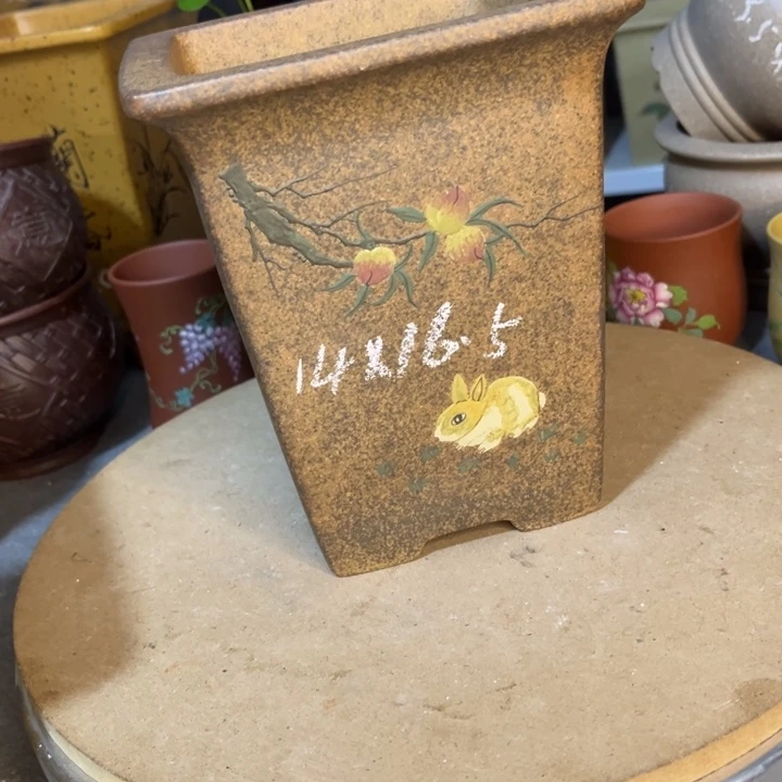紫砂花盆紫砂花盆