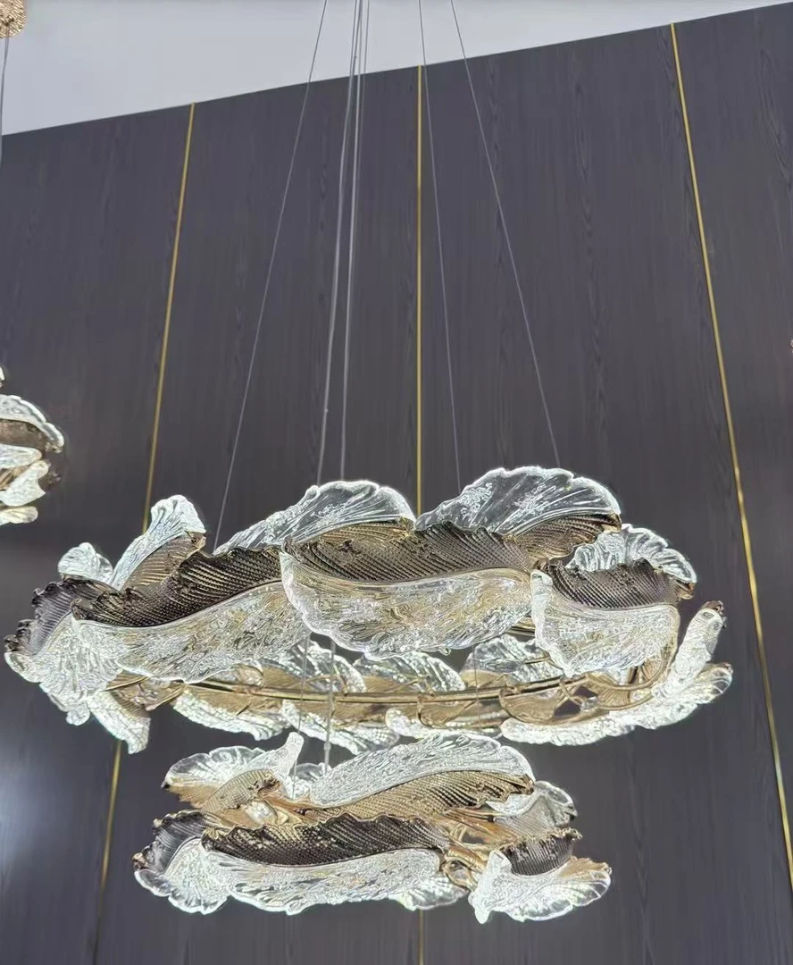 金枝玉叶开模定制美式轻奢百搭大气时尚高档吊灯套餐组合