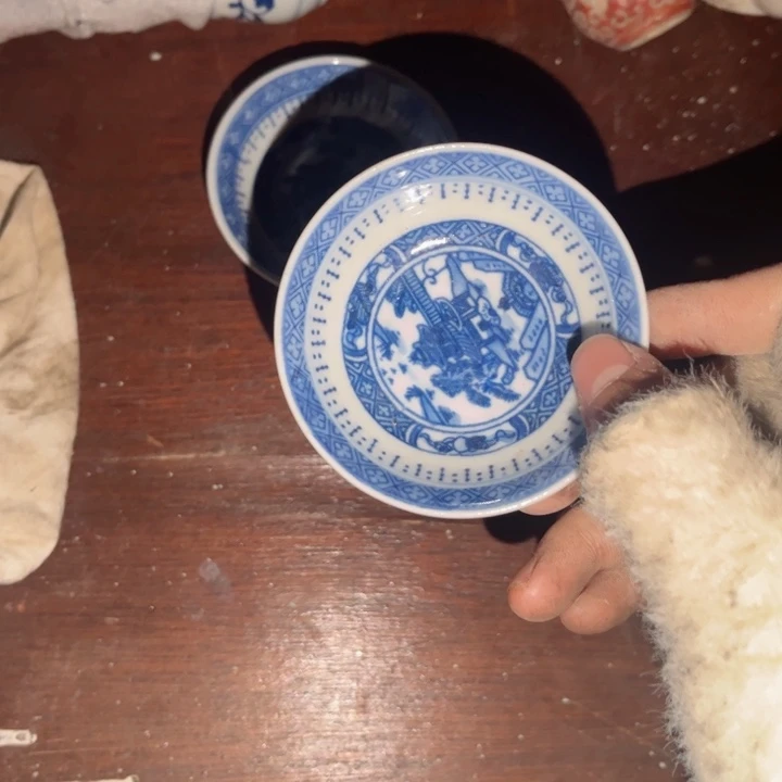 瓷片空*景德镇陶瓷两个