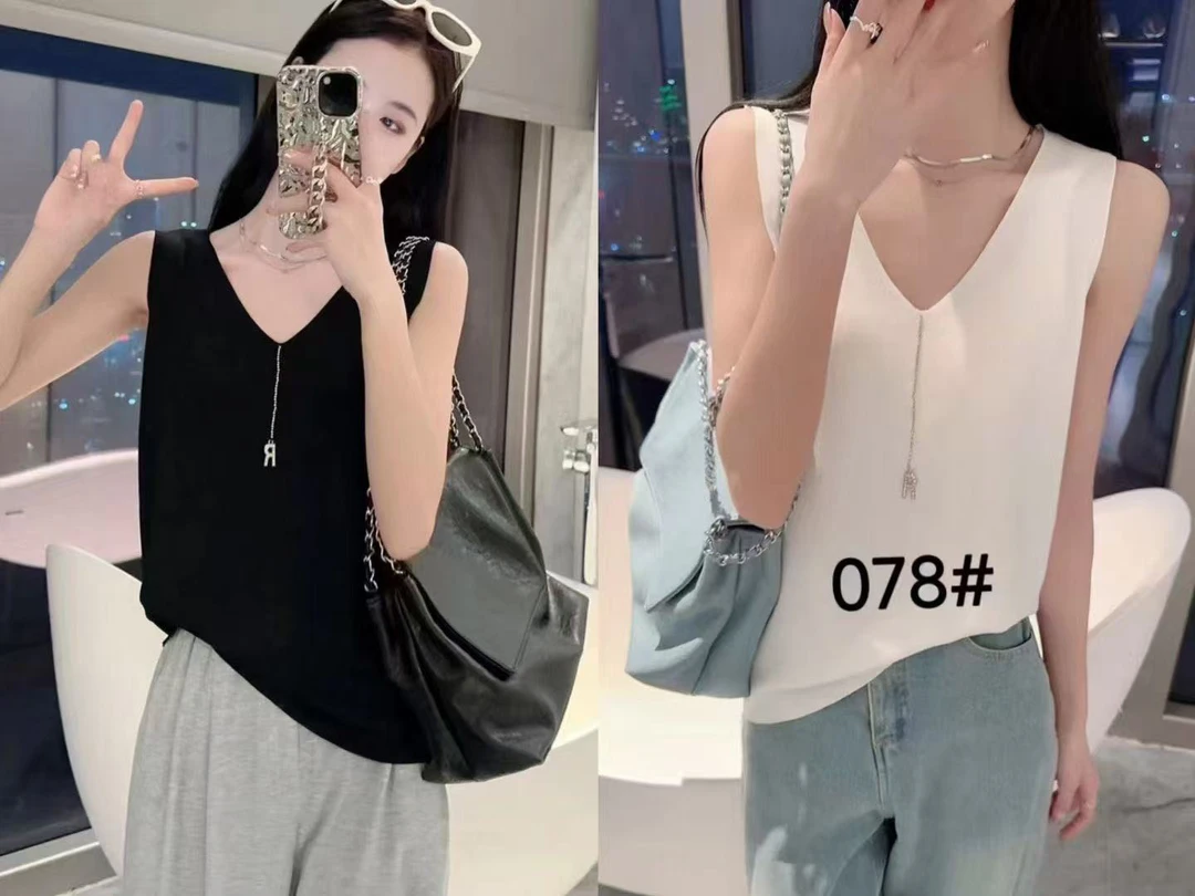 078时尚冰曲背心（下单3天左右发货）