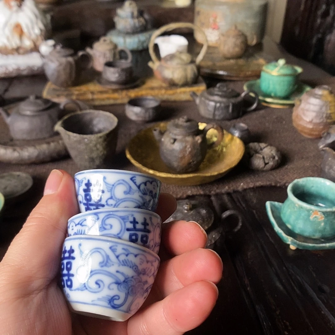 大***雁手工制作柴烧茶具