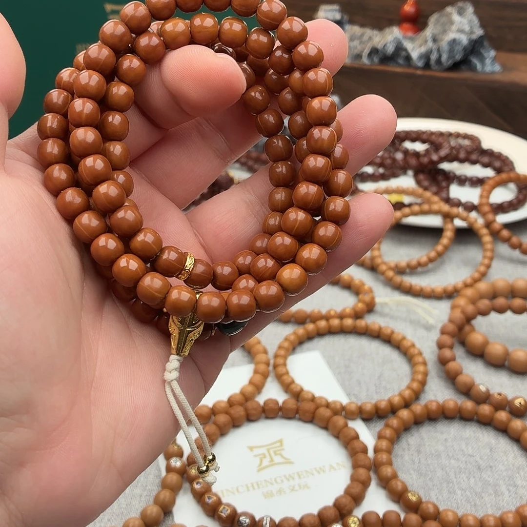 文玩核桃吊坠猴头108脖挂