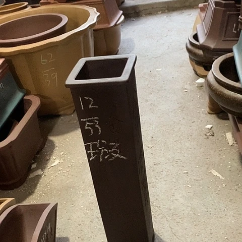 紫砂花盆手工制作