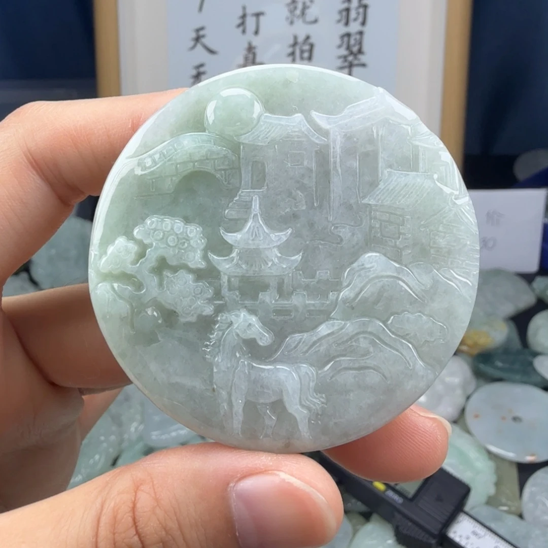 颈饰未镶嵌翡翠翡翠