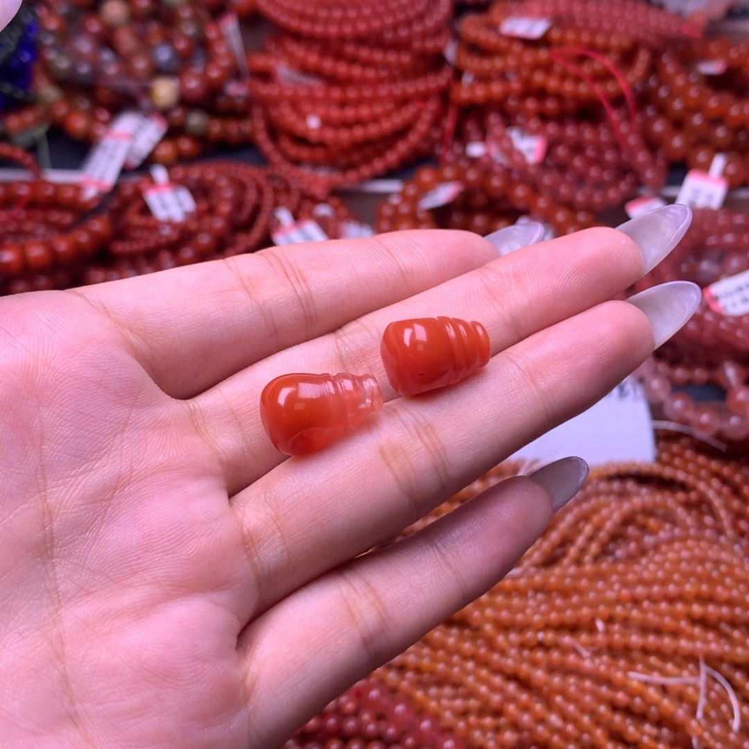 未镶嵌手链南红玛瑙20号卡10二个