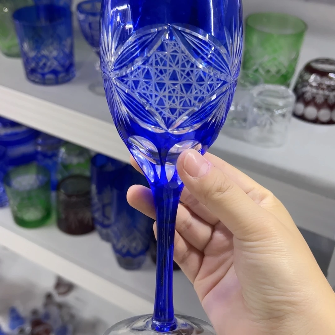 平底款水晶玻璃微瑕一个