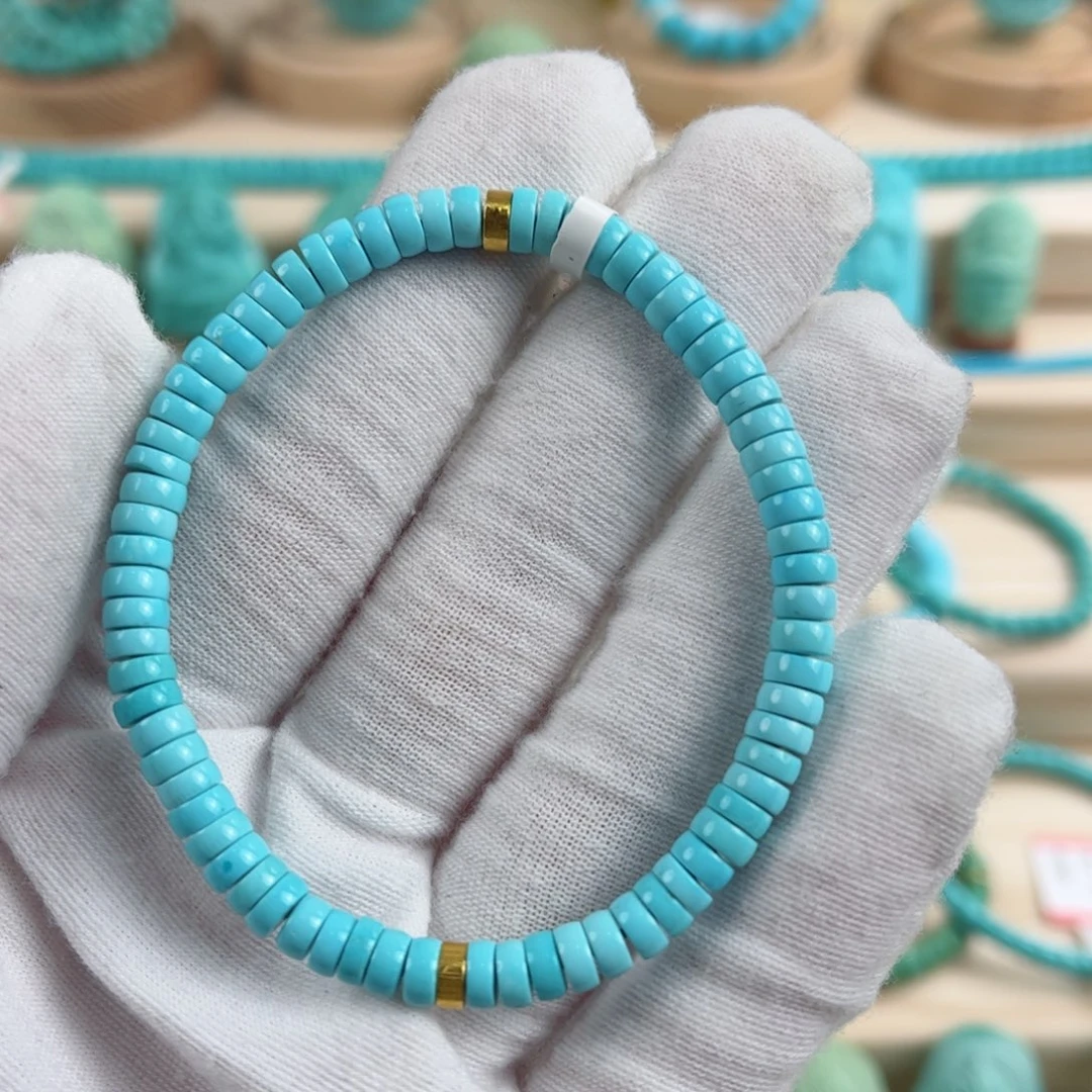 未镶嵌绿松石尺寸5.1mm