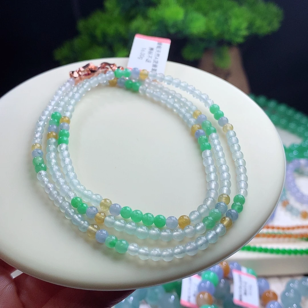 项链未镶嵌翡翠卡3.6mm