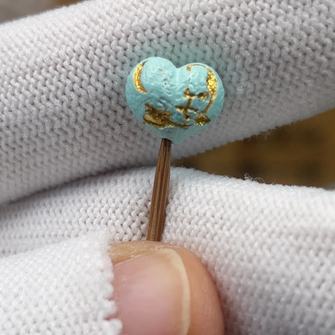 绿松石未镶嵌挂件