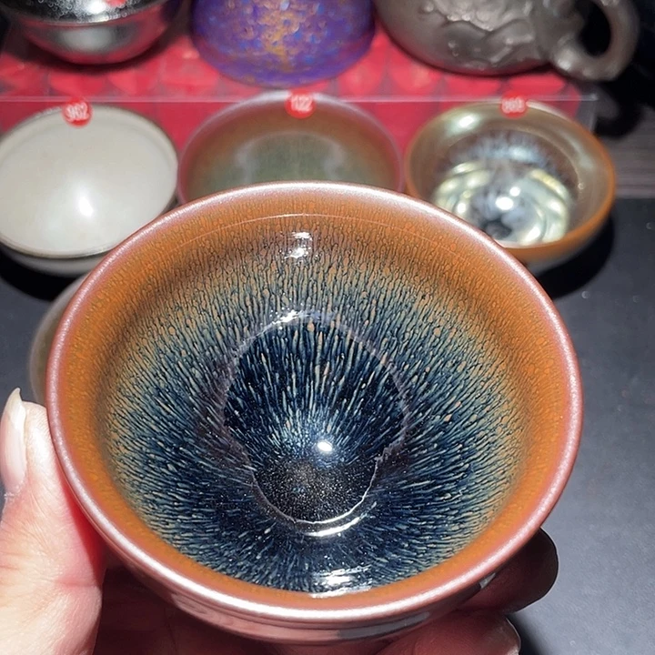 茶盏通天龙窑柴烧建盏主人杯茶壶盖碗