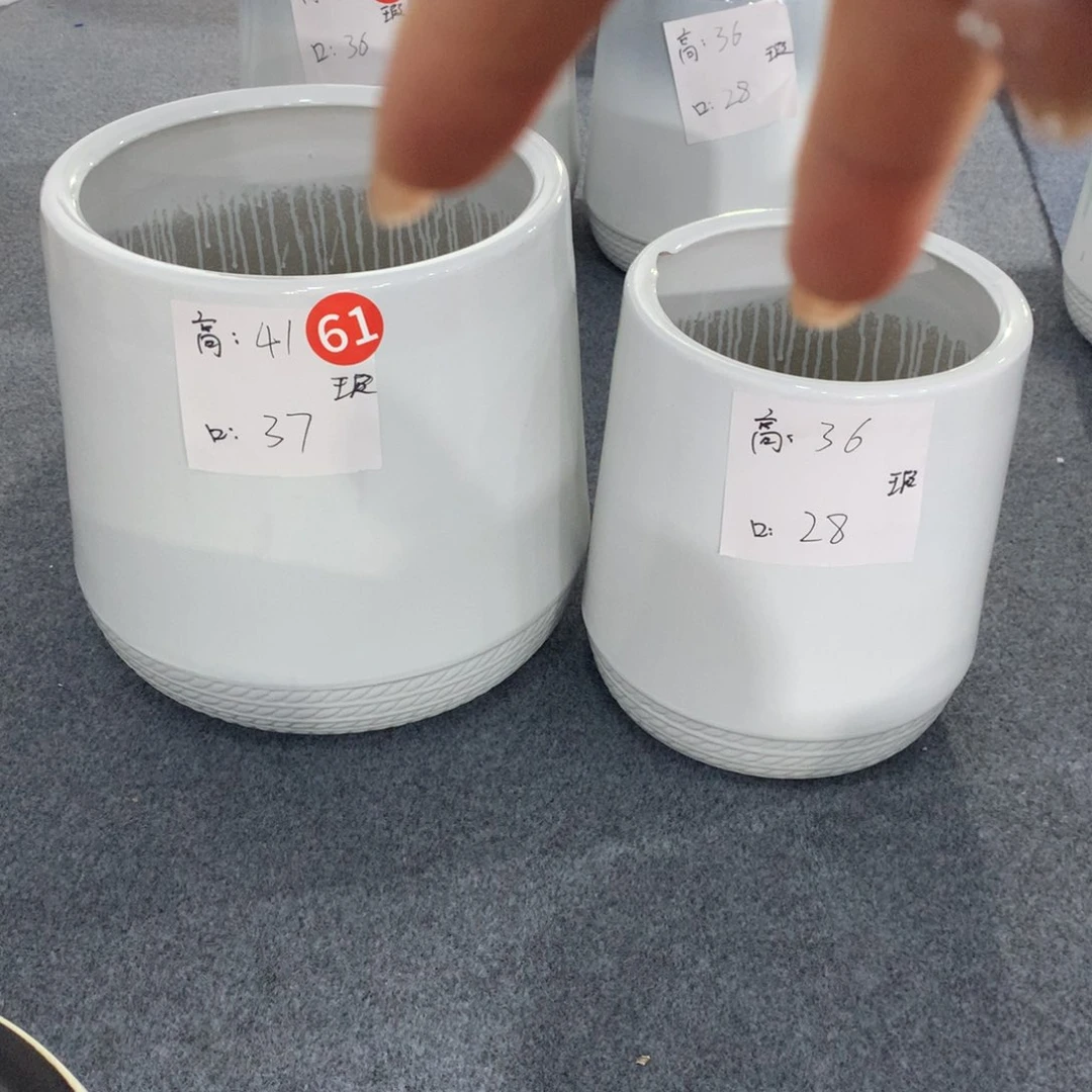 高温陶瓷花盆微瑕